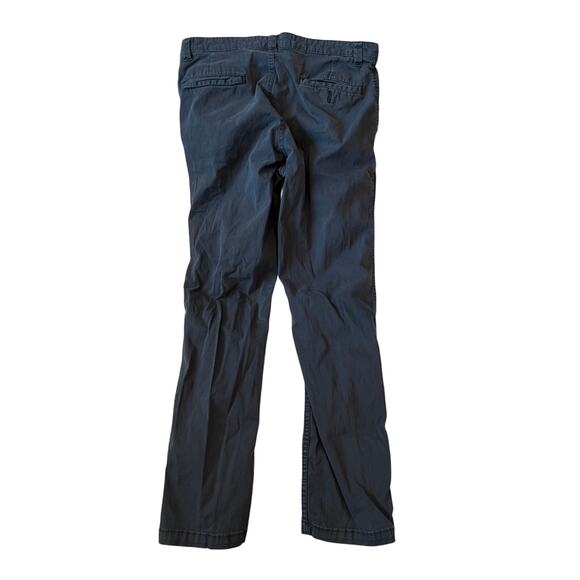 George Blue Gray Flat Front Chino Pants Mens 32x32 - Picture 2 of 3